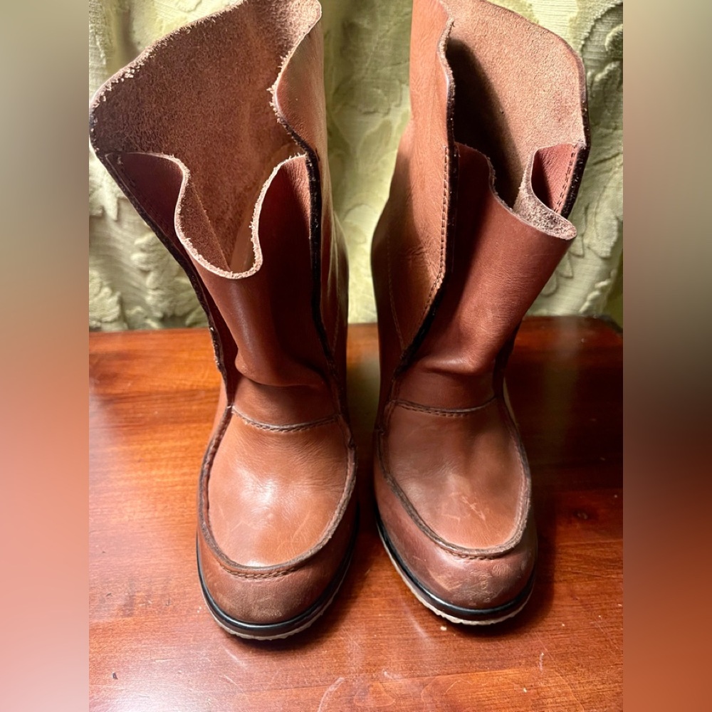 Maison Martin Margiela Brown Leather Boots